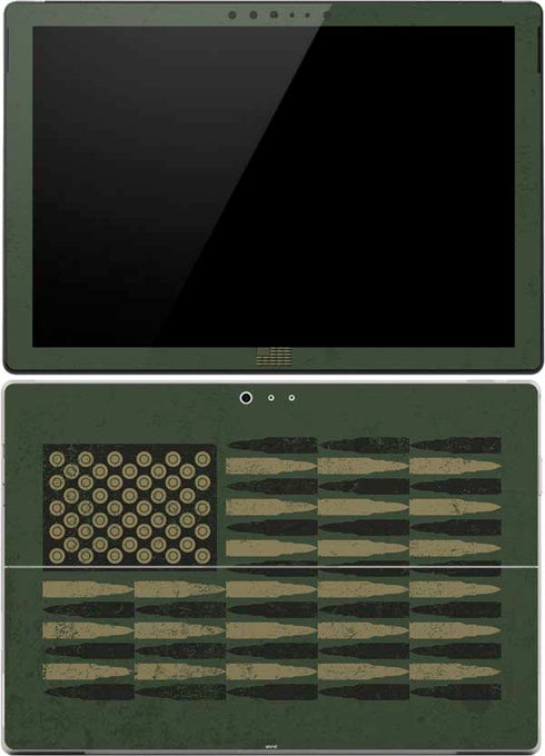 Bullet American Flag Surface Pro (2017) Skin